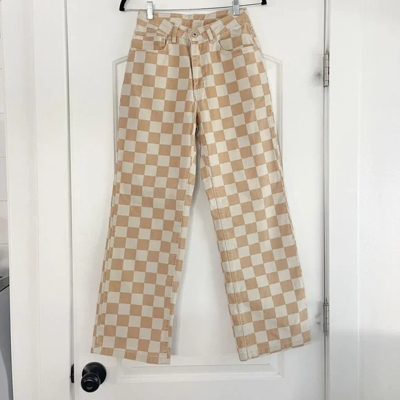 Urban Outfitters Exclusive The Ragged Priest Checkered Jeans - 24 - Picture 5 of 8